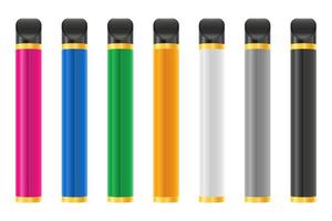 electronic cigarette device smoke vaporizer vector illustration isolated on white background