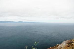 view of Atlantic ocean from Cape Finisterre, Spain photo