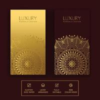 Luxury gold mandala ornate background for wedding invitation, book cover. Arabesque Islamic background Pro Vector. Ethnic Mandala Round Ornament Pattern Vector. Decorative mandala design. vector