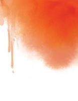 fondo de textura abstracta naranja oscuro con acuarela vector