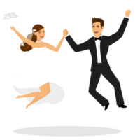 Hochzeitspaar liebt atl png