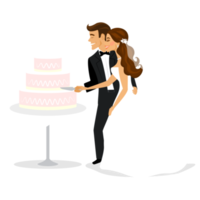 Hochzeitspaar liebt atl png