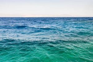 water surface of Gulf of Aqaba on Red Sea photo