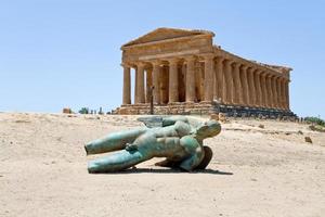 Temple of Concordia in Valley of the Temples, Agrigento photo