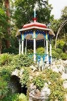 pavilion on stones in Nikitsky Botanical Garden photo