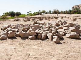 ruinas de la ciudad islámica medieval de ayla en la ciudad de aqaba foto