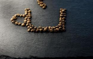 close-up of coffee beans photo