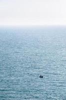 boat in English channel near Cap Gris-Nez, France photo