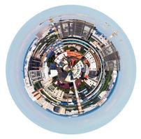 urban spherical panorama of Moscow living district photo