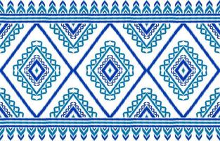 Beautiful carpet ikat art. Geometric ethnic seamless pattern in tribal. American, Mexican style. vector