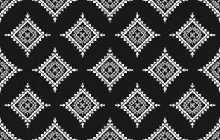 Fabric ethnic tribal background. Geometric ethnic oriental seamless pattern traditional. vector