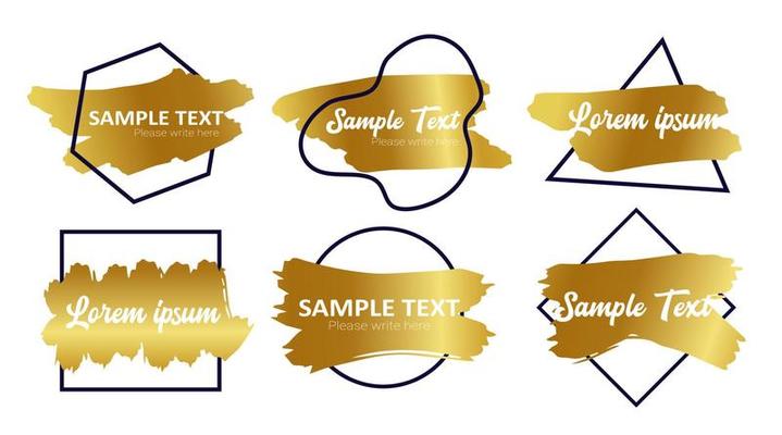 Gold Text Vector Art, Icons, and Graphics for Free Download