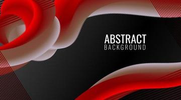 Abstract Red and Black Background Design vector