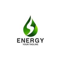 Green Energy Logo Vector Template