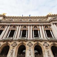 facade of Opera House - Palais Garnier in Paris photo