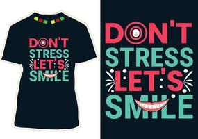 World Smile Day T-shirt Design vector