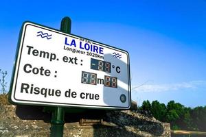 high temperature in  orleane, france photo