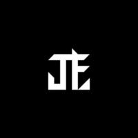 letra limpia y mínima basada en inicial. plantilla de logotipo de monograma jt tj. elegante diseño de vector de alfabeto de lujo