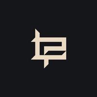 Initial based clean and minimal letter. LP PL L P Monogram Logo Template. Elegant luxury alphabet vector design