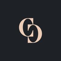 Initial Letter C Monogram Logo Template. Initial Based Letter Icon Logo vector