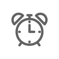 Alarm clock icon. Perfect for timer icon or user interface applications. vector sign and symbol