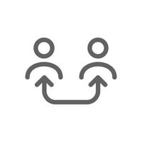 share icon. Perfect for business website or user interface applications. Simple vector illustration.