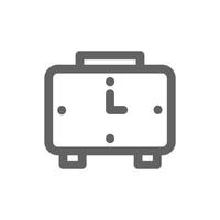 Room clock icon. Perfect for timer icon or user interface applications. vector sign and symbol