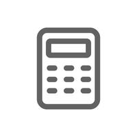Calculator icon . Perfect for business website or user interface applications. vector sign and symbol