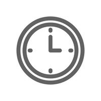 Analog clock icon. Perfect for timer icon or user interface applications. vector sign and symbol