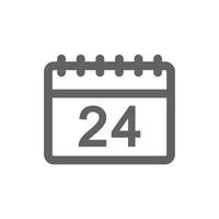 date icon. Perfect for timer icon or user interface applications. vector sign and symbol