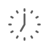 Analog clock icon. Perfect for timer icon or user interface applications. vector sign and symbol