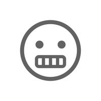 stunned emoji icon . Perfect for website or social media application. vector sign and symbol