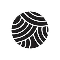 Yarn Ball Vector icon design illustration