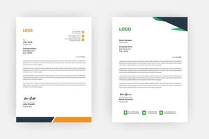 Creative letterhead , Elegant and minimalist style letterhead template design,A4 sizes vector