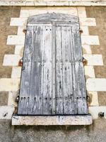 windows closed by wooden shutters in Amboise photo