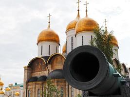 Tsar Cannon and Dormition Cathedral, Moscow photo