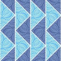 Circle shapes kaleidoscope seamless pattern. Decorative abstract mosaic ornament. vector