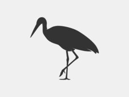 heron vector silhouette