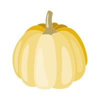 Pumpkins clip art element. Isolated on white background. Fall, Autumn design for cards, invitations. Design decoration for Thanksgiving, Halloween, harvest season, scrapbooking and home decor. vector