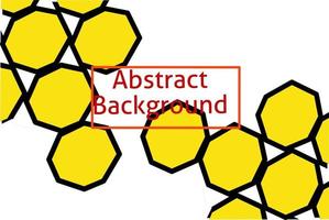 fondo abstracto amarillo con motivo de círculo vector