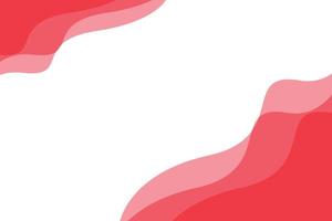 Red curve on a white background vector