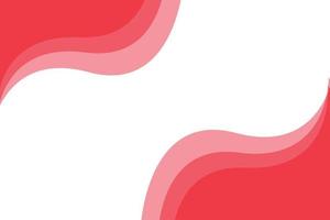 Red curve on a white background vector