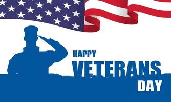 Veterans day Background Design. Greeting Card, Banner, Poster. Vector Illustration.