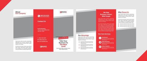 Tri fold Brochure design vector