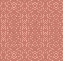 Vector seamless pattern of simple geometric shapes. Repeating endless ornament of  squares and stars. Colorful abstract background, wallpaper