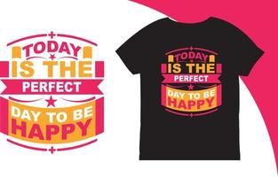 Positive Message with Lettering T-shirt vector
