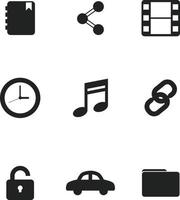 Business icons Free Vector