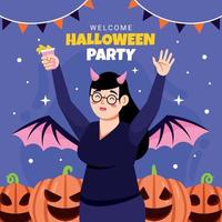 Halloween Party Festivity Concept vector
