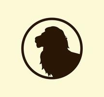 Cool Lion Head in Circle Logo Design. Very Unique and Different. Suitable for Companies and Businesses in Any Sector. Vector EPS 10