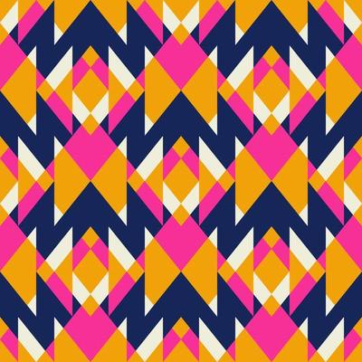 Abstract colorful geometric pattern. Geometric abstract triangle chevron shape seamless pattern background. Geometric patchwork pattern. Use for fabric, interior decoration elements, wrapping.